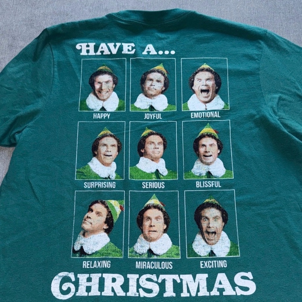 Buddy the Elf Christmas Short Sleeve Shirt Have A .... Christmas